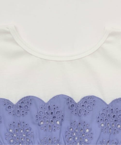 Lycee mine / リセマイン Tシャツ | 【綿100%】【前後どちらが前でもOK】【シャーベットT】ドッキングトップス | 詳細2