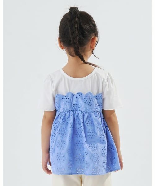 Lycee mine / リセマイン Tシャツ | 【綿100%】【どちらが前でもOK】ドッキングトップス【子供服】【キッズ】【女の子】 | 詳細9