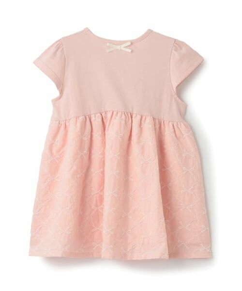 Lycee mine / リセマイン Tシャツ | リボン刺しゅうドッキングトップス | 詳細10