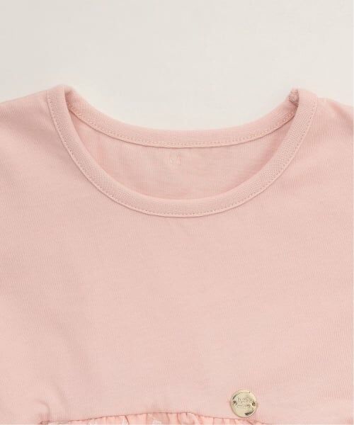 Lycee mine / リセマイン Tシャツ | リボン刺しゅうドッキングトップス | 詳細11