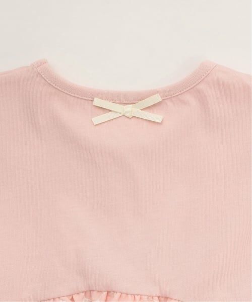 Lycee mine / リセマイン Tシャツ | リボン刺しゅうドッキングトップス | 詳細15