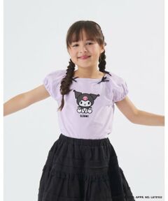 Lycee mine / リセマイン Tシャツ | 【サンリオキャラクターズ】【綿100%】【シャーベットＴ】アソートアップリケリボン付きＴシャツ