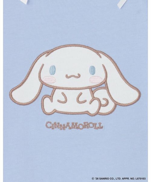 Lycee mine / リセマイン Tシャツ | 【サンリオキャラクターズ】【綿100%】【シャーベットT】アソートアップリケリボン付きTシャツ | 詳細10
