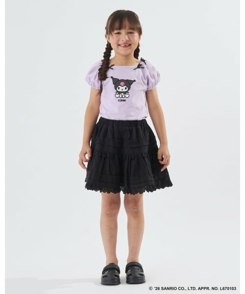 Lycee mine / リセマイン Tシャツ | 【サンリオキャラクターズ】【綿100%】【シャーベットT】アソートアップリケリボン付きTシャツ | 詳細21