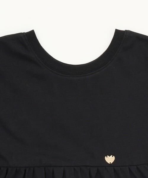 Lycee mine / リセマイン ミニ丈・ひざ丈ワンピース | 【綿100%】【どちらが前でもOK】ティアードTシャツワンピース | 詳細10