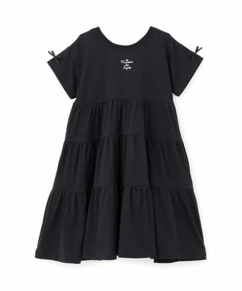 Lycee mine / リセマイン ミニ丈・ひざ丈ワンピース | 【綿100%】【どちらが前でもOK】ティアードTシャツワンピース | 詳細9
