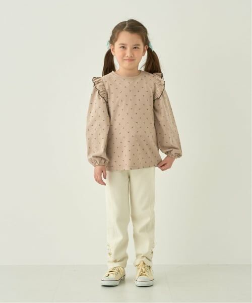 Lycee mine / リセマイン その他パンツ | 【ともパン】【防汚/速乾/UV】10分丈裾リボンストレートパンツ【子供服】【キッズ】【女の子】 | 詳細3