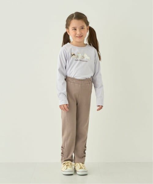 Lycee mine / リセマイン その他パンツ | 【ともパン】【防汚/速乾/UV】10分丈裾リボンストレートパンツ【子供服】【キッズ】【女の子】 | 詳細8