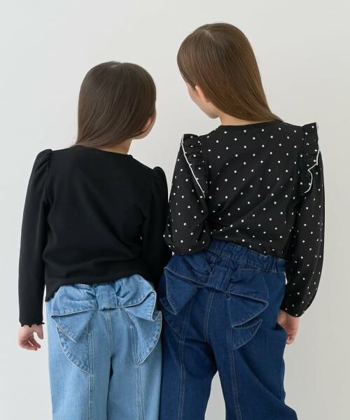 Lycee mine / リセマイン その他パンツ | 【スクールにもオススメ】バックリボンワイドパンツ【子供服】【キッズ】【女の子】 | 詳細13