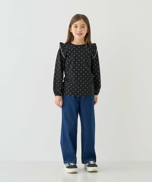 Lycee mine / リセマイン その他パンツ | 【スクールにもオススメ】バックリボンワイドパンツ【子供服】【キッズ】【女の子】 | 詳細9