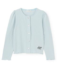 Lycee mine / リセマイン カーディガン・ボレロ | 【ミニ丈】ハート釦テレコカーディガン