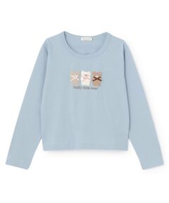 Lycee mine / リセマイン Tシャツ | 【綿100%】【ムテキT】【防汚/UV/速乾】ぷくぷくプリントとリボンTシャツ