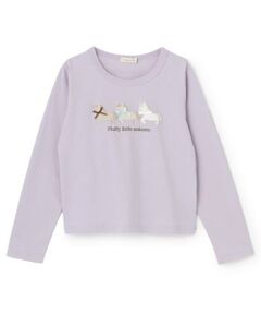 Lycee mine / リセマイン Tシャツ | 【綿100%】【ムテキT】【防汚/UV/速乾】ぷくぷくプリントとリボンTシャツ