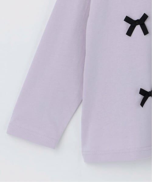 Lycee mine / リセマイン Tシャツ | 【綿100%】【名札がつけられる】リボンAラインTシャツ【子供服】【キッズ】【女の子】 | 詳細17