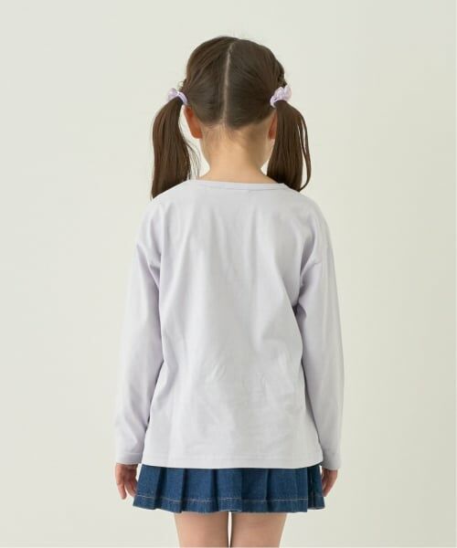 Lycee mine / リセマイン Tシャツ | 【綿100%】【名札がつけられる】リボンAラインTシャツ【子供服】【キッズ】【女の子】 | 詳細4