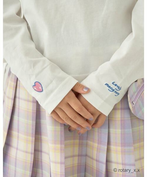 Lycee mine / リセマイン Tシャツ | 【ラブリーモンモン】アソートファッショニスタミニ丈Tシャツ | 詳細5