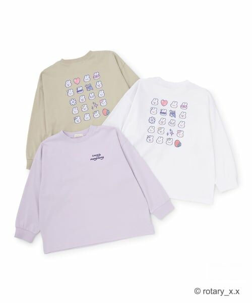 Lycee mine / リセマイン Tシャツ | 【ラブリーモンモン】バックプリントビックTシャツ | 詳細13