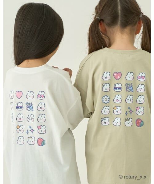 Lycee mine / リセマイン Tシャツ | 【ラブリーモンモン】バックプリントビックTシャツ | 詳細8