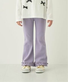 Lycee mine / リセマイン その他パンツ | 【ともパン】【防汚/速乾/UV】10分丈裾ふりふりギャザーフレアパンツ