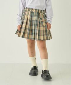 Lycee mine / リセマイン ミニ・ひざ丈スカート | 【ハロウィン】ハートポーチつきチェックプリーツスカート