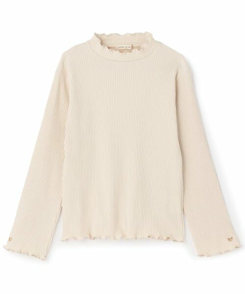 Lycee mine / リセマイン Tシャツ | テレコタートルネック(ECRU(キナリ))