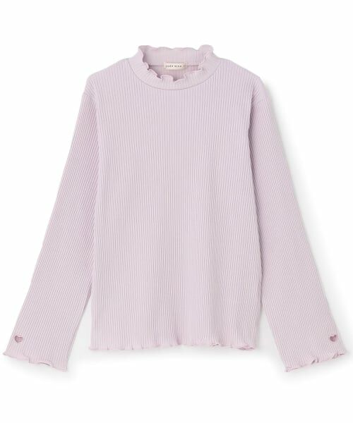 Lycee mine / リセマイン Tシャツ | テレコタートルネック(ライト ピンク)