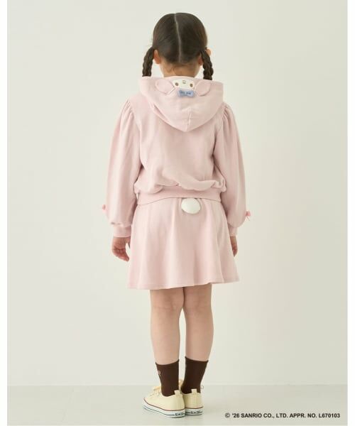 Lycee mine / リセマイン その他トップス | 【ハロウィン】【サンリオキャラクターズ】【防汚/速乾/毛玉バイバイ】変身パーカ&フレアスカートセット 【子供服】【キッズ】【女の子】(ピンク)