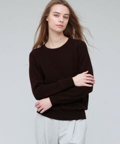 【L】【The Essential Collection】カシミヤニットクルーネックプルオーバー