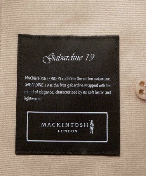 MACKINTOSH LONDON(L Size) / マッキントッシュ ロンドン (エル サイズ) その他アウター | 【L】【GABARDINE 19】ステンカラーコート | 詳細12