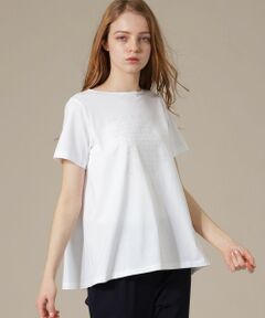 【L】フォイルドットアンドリュープリントTシャツ