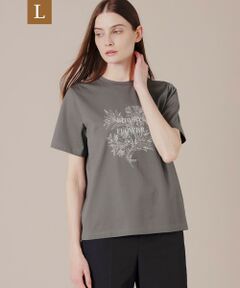 【L】【BIBURY FLOWER 001】カラープリントTシャツ