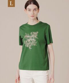 【L】【BIBURY FLOWER 001】カラープリントTシャツ