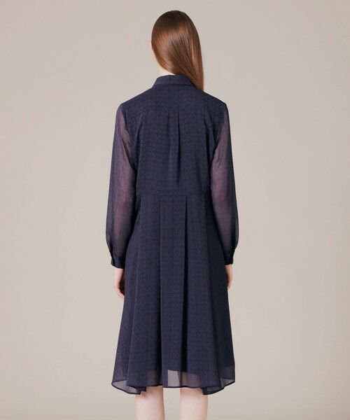 MACKINTOSH LONDON(L Size) / マッキントッシュ ロンドン (エル サイズ) ロング・マキシ丈ワンピース | 【L】バイカラーアンドリューパターンワンピース | 詳細6