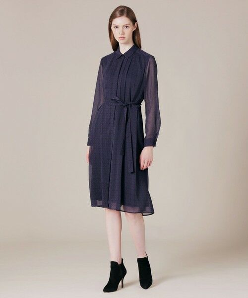 MACKINTOSH LONDON(L Size) / マッキントッシュ ロンドン (エル サイズ) ロング・マキシ丈ワンピース | 【L】バイカラーアンドリューパターンワンピース | 詳細2