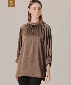 MACKINTOSH LONDON(L Size) / マッキントッシュ ロンドン (エル サイズ) シャツ・ブラウス | 【L】ロゴプリントブラウス