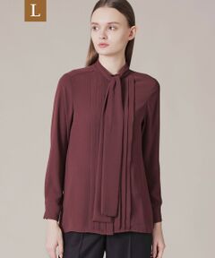 MACKINTOSH LONDON(L Size) / マッキントッシュ ロンドン (エル サイズ) シャツ・ブラウス | 【L】トリアセテートストレッチブラウス