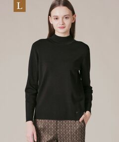 MACKINTOSH LONDON(L Size) / マッキントッシュ ロンドン (エル サイズ) ニット・セーター | 【L】リアフルニードルニットハイネックプルオーバー