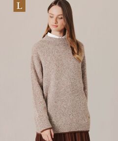 MACKINTOSH LONDON(L Size) / マッキントッシュ ロンドン (エル サイズ) ニット・セーター | 【L】スノーミックスニットボトルネックプルオーバー