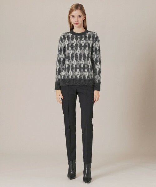 MACKINTOSH LONDON(L Size) / マッキントッシュ ロンドン (エル サイズ) ニット・セーター | 【L】モヘヤミックスアーガイルニットプルオーバー | 詳細1