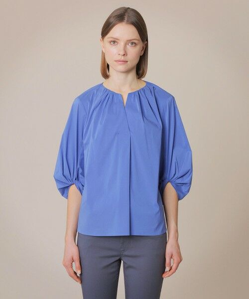 MACKINTOSH LONDON(L Size) / マッキントッシュ ロンドン (エル サイズ) シャツ・ブラウス | 【L】コットンナイロンストレッチパフスリーブブラウス | 詳細5