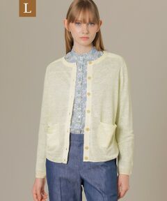 MACKINTOSH LONDON(L Size) / マッキントッシュ ロンドン (エル サイズ) ニット・セーター | 【L】ラスター麻カーディガン