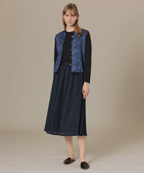 MACKINTOSH LONDON(L Size) / マッキントッシュ ロンドン (エル サイズ) ニット・セーター | 【L】【BIBURY FLOWER 001】ドローイングシャドーバイブリーコンビカーディガン | 詳細3