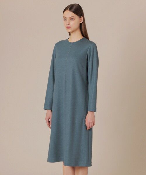 MACKINTOSH LONDON(L Size) / マッキントッシュ ロンドン (エル サイズ) ロング・マキシ丈ワンピース | 【L】【婦人画報掲載】ウォッシャブルスムースウールワンピース | 詳細3