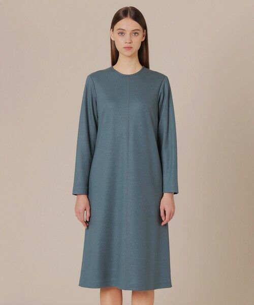 MACKINTOSH LONDON(L Size) / マッキントッシュ ロンドン (エル サイズ) ロング・マキシ丈ワンピース | 【L】【婦人画報掲載】ウォッシャブルスムースウールワンピース | 詳細4