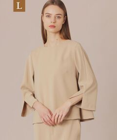 MACKINTOSH LONDON(L Size) / マッキントッシュ ロンドン (エル サイズ) シャツ・ブラウス | 【L】ポリエステルバックサテンプルオーバーブラウス