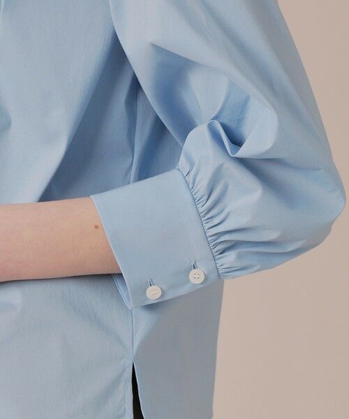 MACKINTOSH LONDON(L Size) / マッキントッシュ ロンドン (エル サイズ) シャツ・ブラウス | 【L】コットンナイロンストレッチノーカラーブラウス | 詳細7