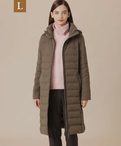 【L】【WEB・一部店舗限定】ストレッチナイロンダウンコート