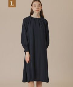 【WEB・一部店舗限定】【L】ポリエステルジョーゼットワンピース