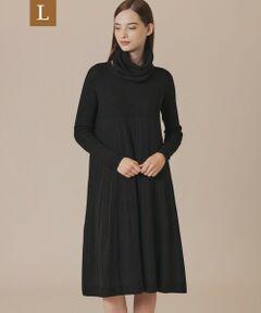 【WEB・一部店舗限定】【L】ランダムリブニットワンピース