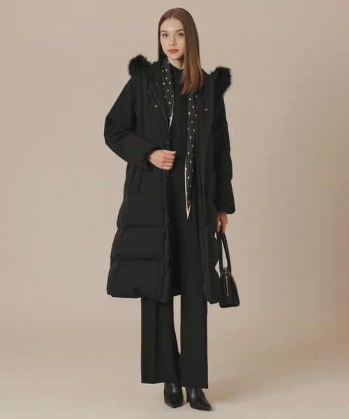 MACKINTOSH LONDON(L Size) / マッキントッシュ ロンドン (エル サイズ) ブルゾン | 【L】【婦人画報掲載】【BLACK OF BLACKs】タスランタイプライターダウンコート | 詳細1